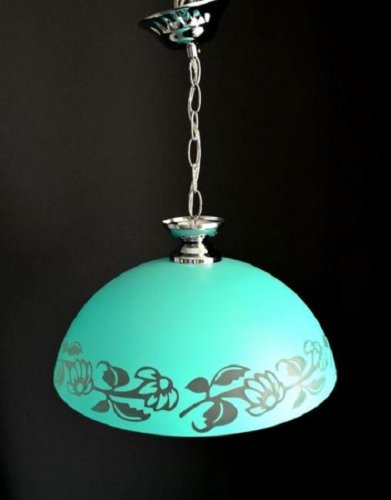 Светильник подвесной (Люстра) Мелодия Света 220В E27 Зеленая картинка 